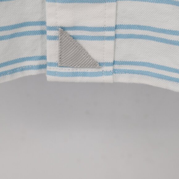 untuckit shirt Mens 3XLC short sleeve button up striped cotton blend stretch - Picture 5 of 13